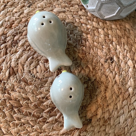 Kate Aspen, birds salt and pepper ceramic shaker set, NIB - Picture 7 of 10